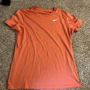 Nike orange dri fit t-shirt woman’s size M